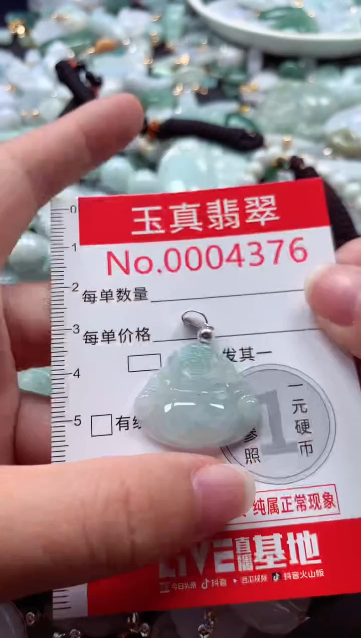 吊坠(不含链)未镶嵌翡翠4376