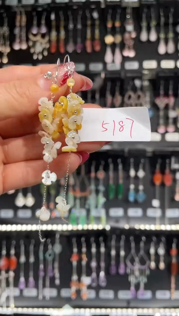 【闪购商品】紫晶耳饰银S925镶嵌喜欢拍
