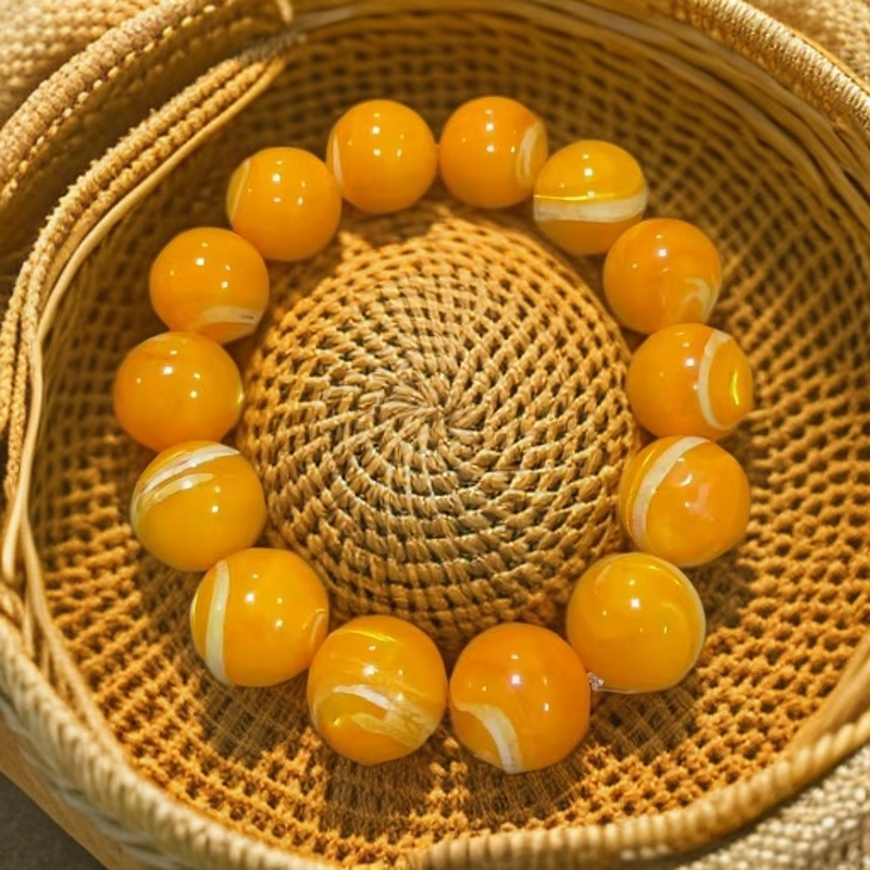 【百世璀璨 尽耀光芒】中华龙脉石手串K12