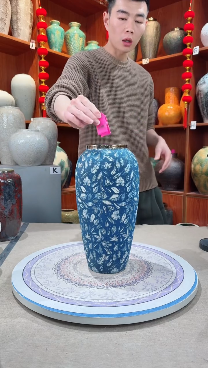 【闪购商品】瓶陶瓷花瓶 无花 微瑕a305  