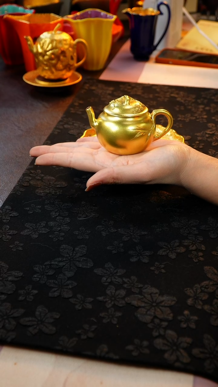 茶杯紫砂【宜景窑系列】金壶