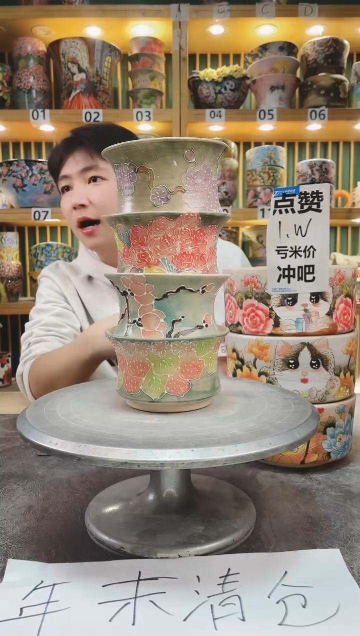 【闪购商品】瓷片默认微瑕一物一拍0115-540-4个