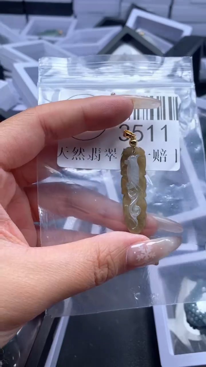 颈饰未镶嵌翡翠3511