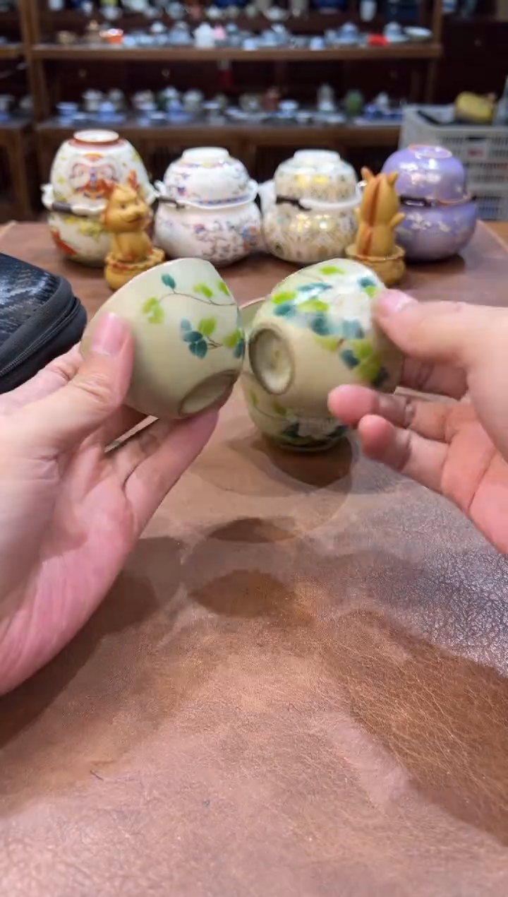 真的很便宜会开片的旅行茶具