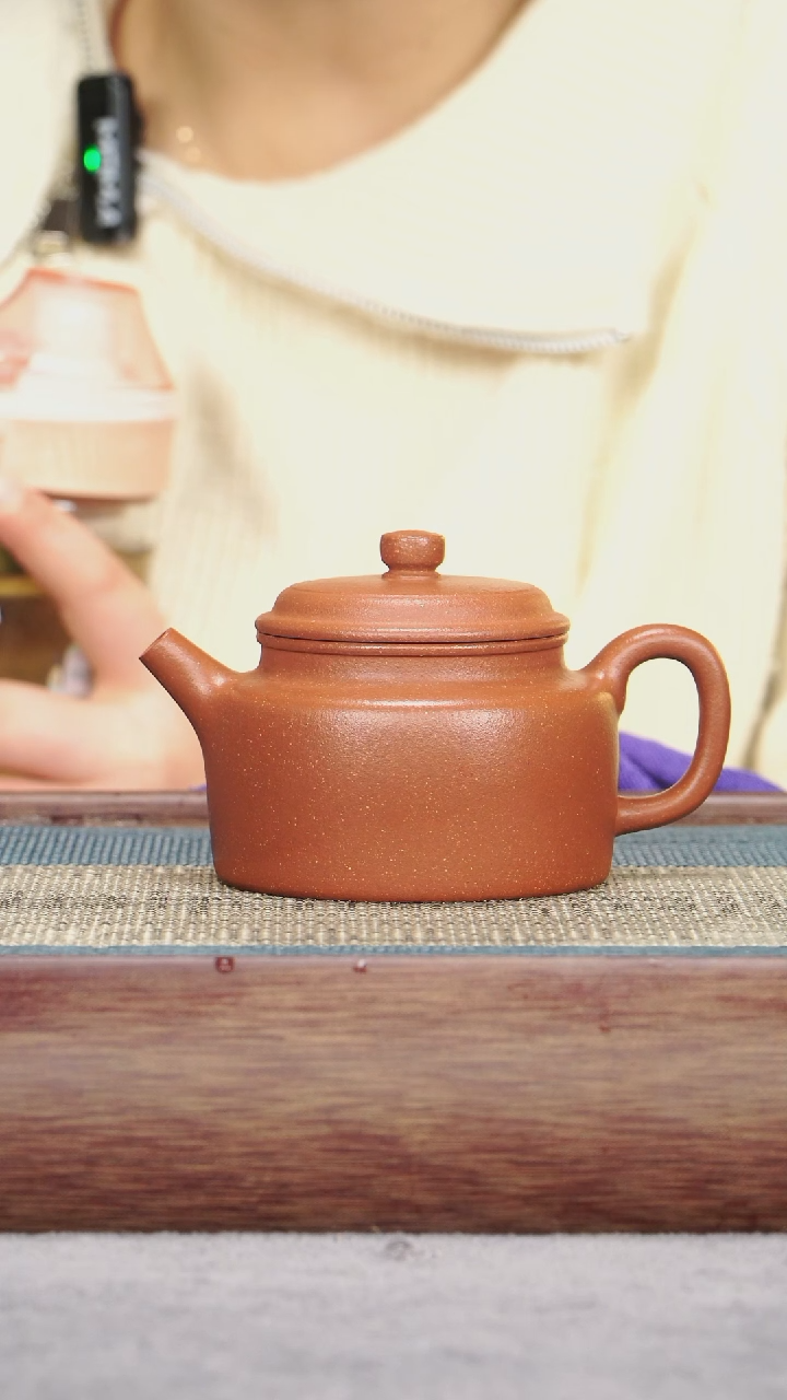 【闪购商品】紫砂茶壶红降坡 德钟