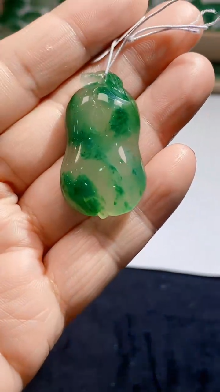 【闪购商品】石英质玉颈饰未镶嵌天然A货非洲翠，石英玉