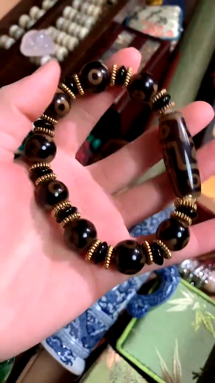 【闪购商品】玛瑙/玉髓手串未镶嵌德诚精品专属摆件