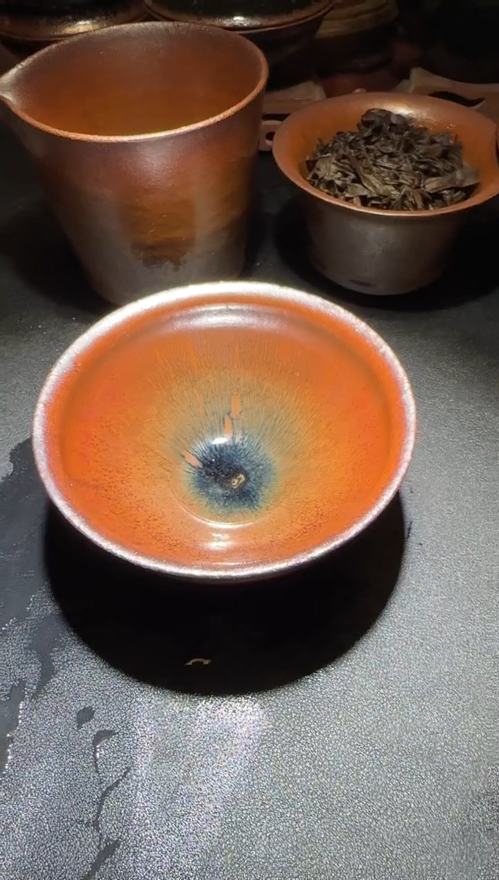 茶盏是****～通天龙窑柴烧建盏