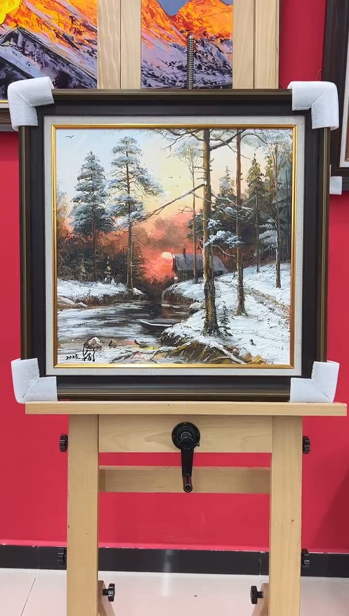 【闪购商品】绘画梁静-50*50-油画作品