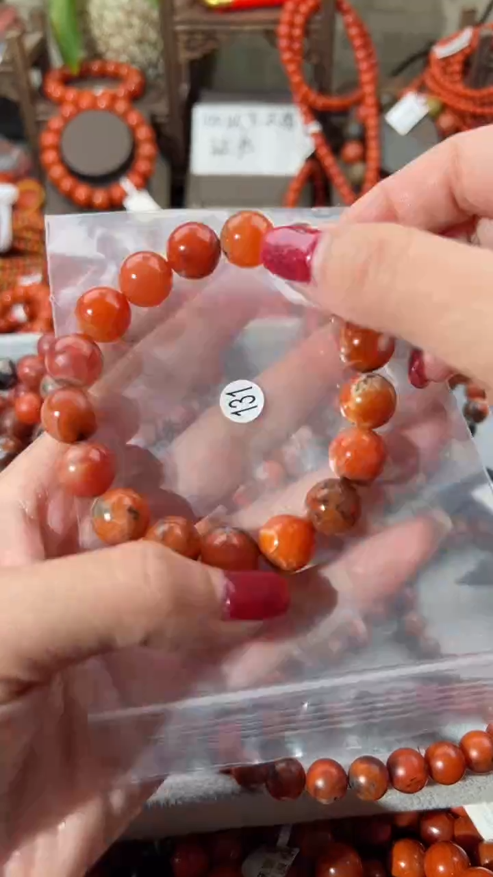 【闪购商品】南红玛瑙手串未镶嵌12