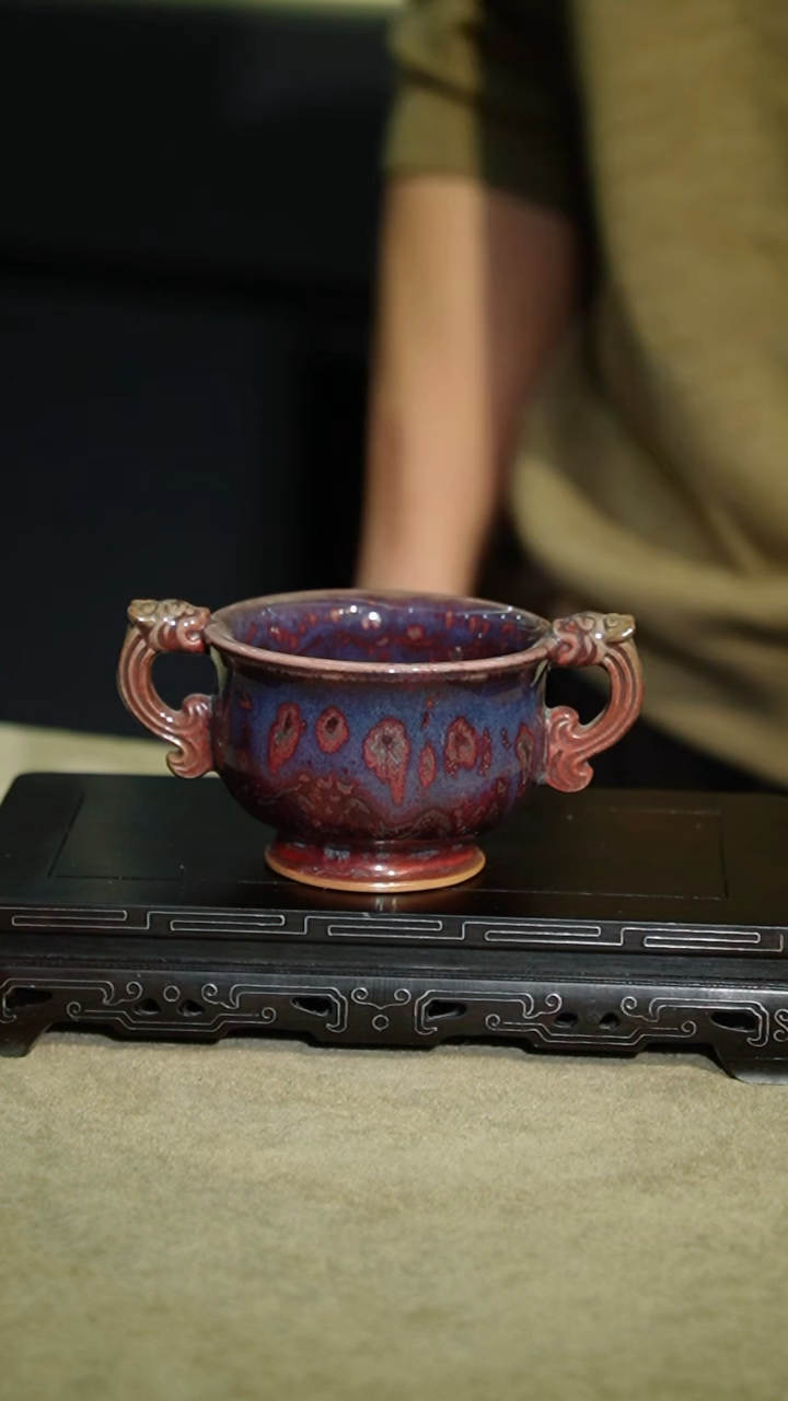 【闪购商品】69-1双龙盏（刘润华）