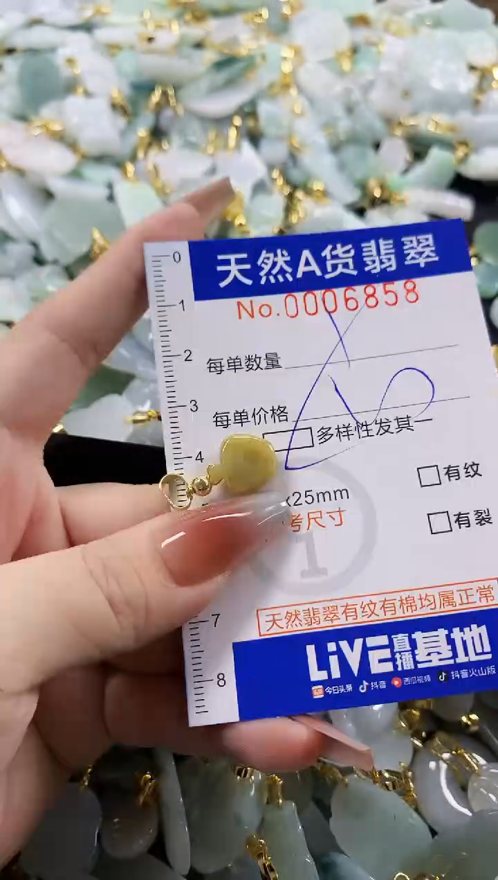 颈饰未镶嵌翡翠天然A货翡翠