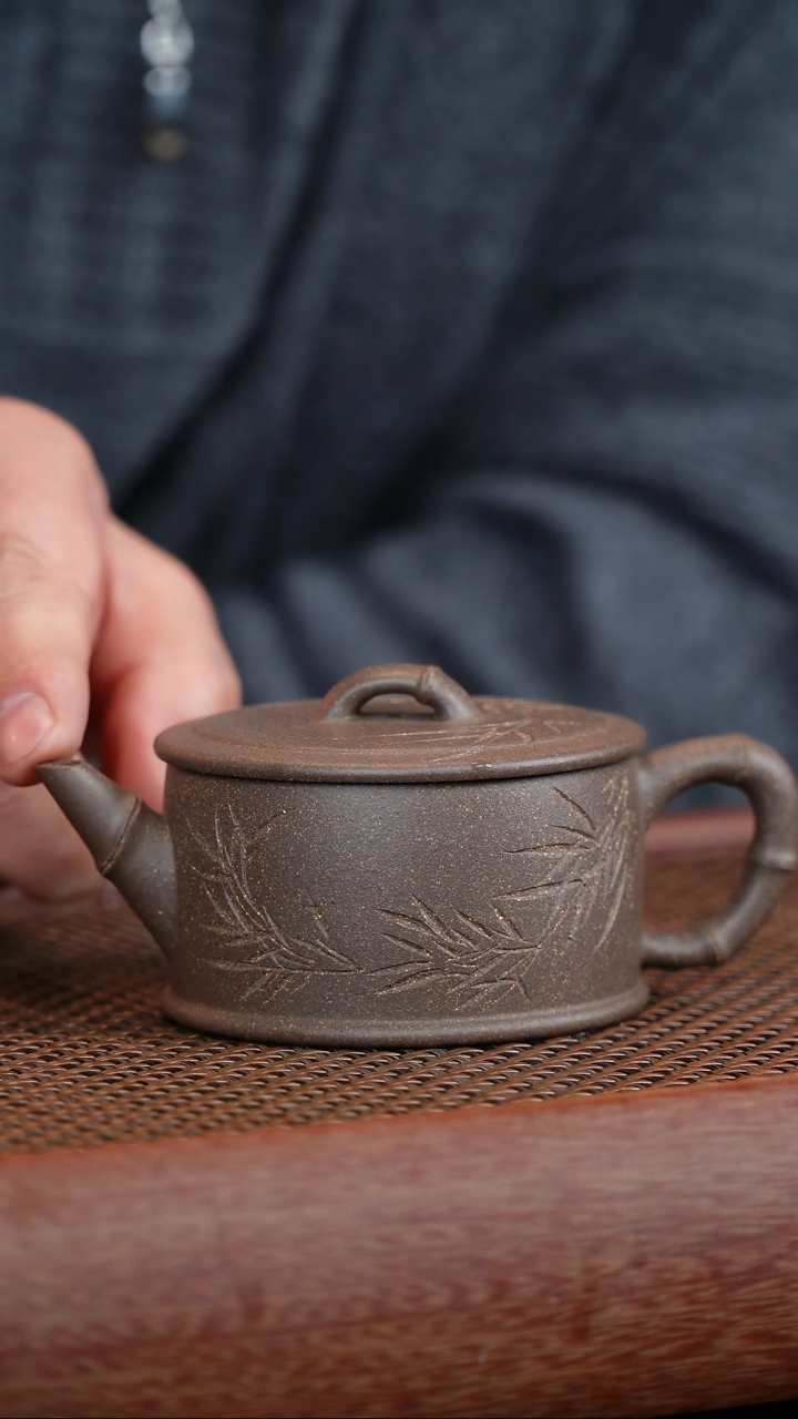 【闪购商品】紫砂茶壶竹节汉瓦