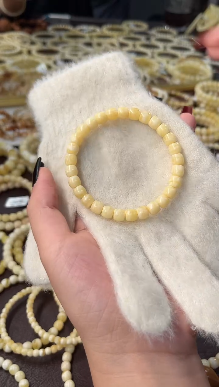 裸石蜜蜡未镶嵌蜜蜡手串不保完美