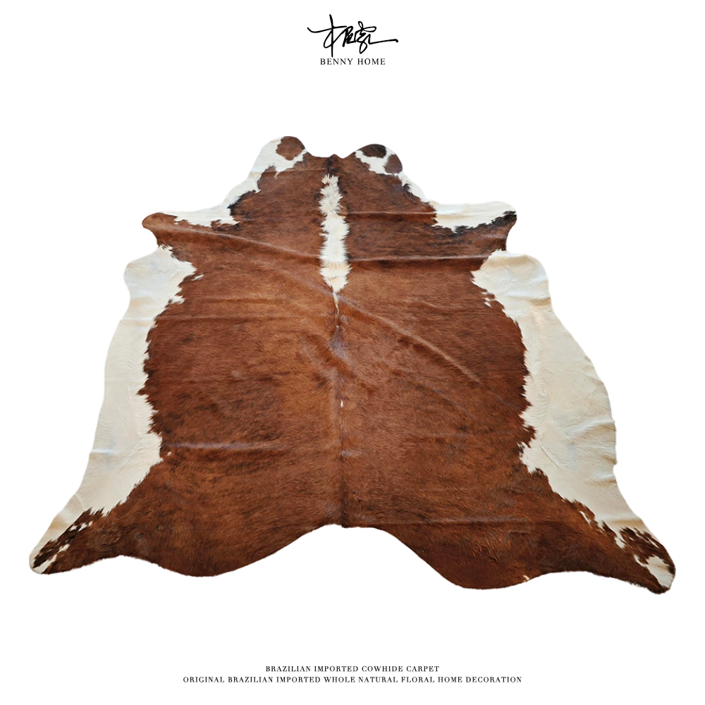 【本尼家】P269轻奢北欧风整张牛皮地毯250*220cm