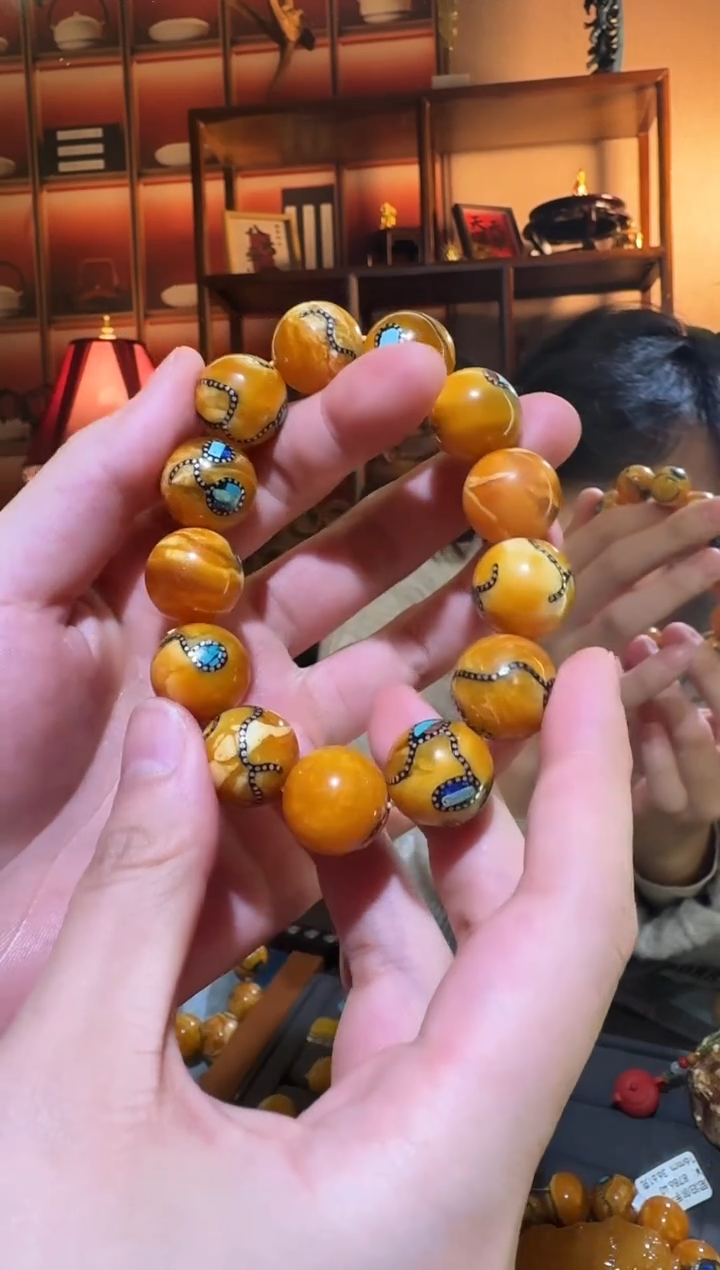 蜜蜡颈饰未镶嵌0719天然蜜蜡珠宝奇石