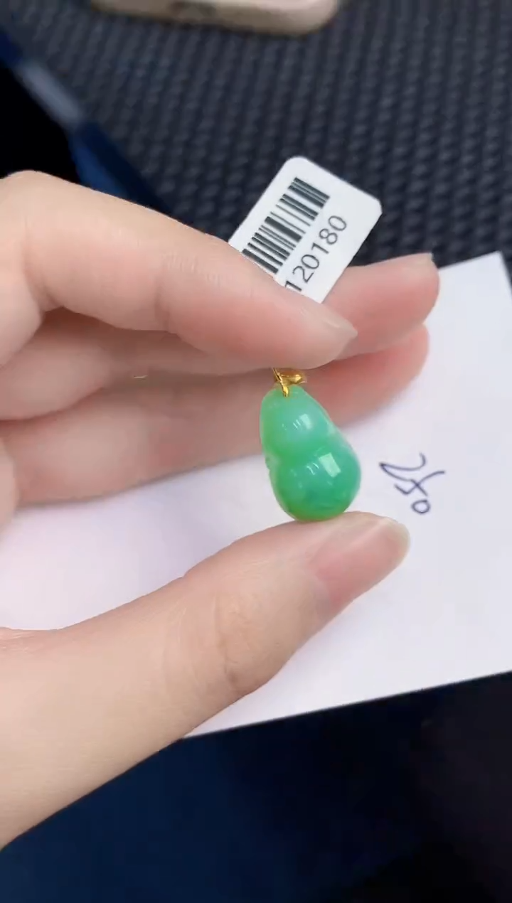 【闪购商品】翡翠颈饰18K金镶嵌000000000