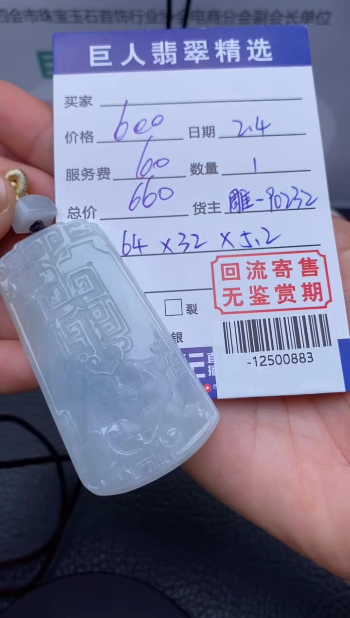 【闪购商品】翡翠颈饰未镶嵌多人-12500883