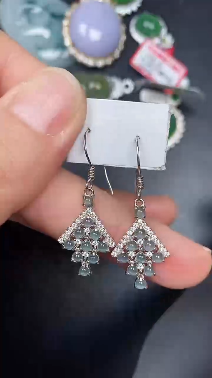 银S925镶嵌戒指翡翠1520