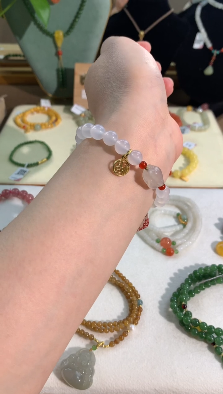 【闪购商品】玛瑙/玉髓手链未镶嵌cs