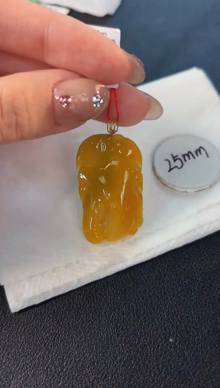 【闪购商品】翡翠颈饰18K金镶嵌缅料A货/支持复检/一件