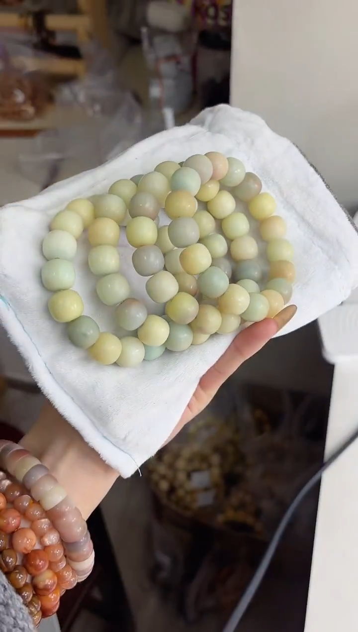 手串菩提根/象牙果沐l05马卡龙干磨桶珠12*14mm手串