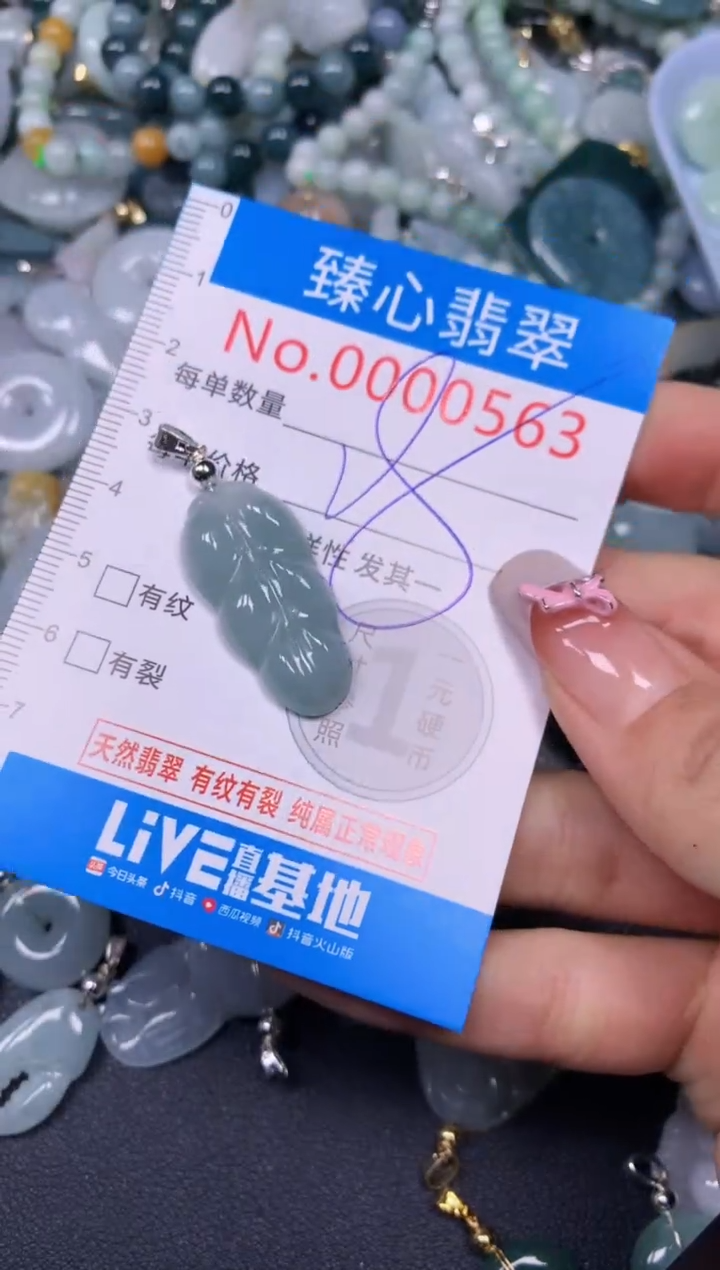 【闪购商品】翡翠颈饰未镶嵌含绳000563