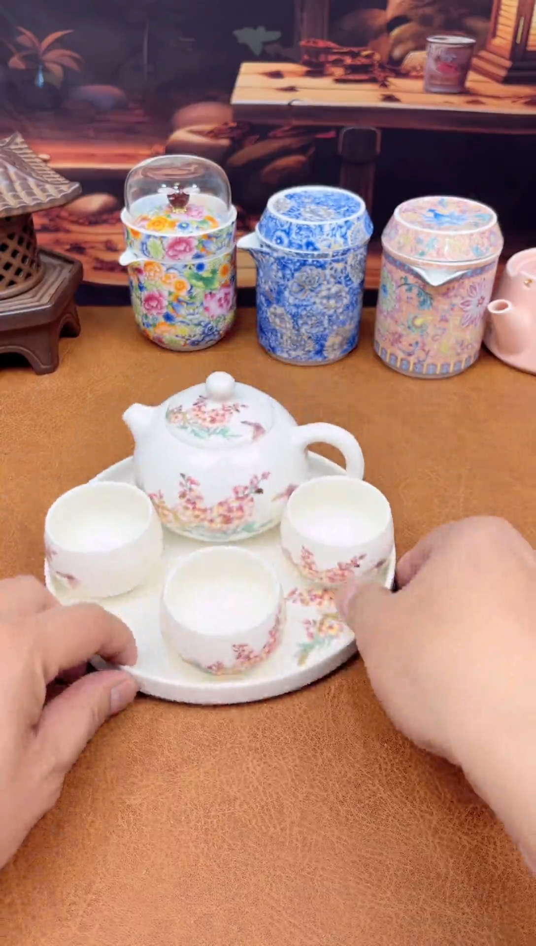【闪购商品】陶瓷茶具摆件茶叶罐