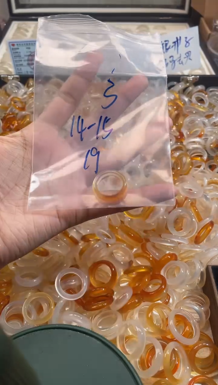 玛瑙/玉髓戒指未镶嵌3