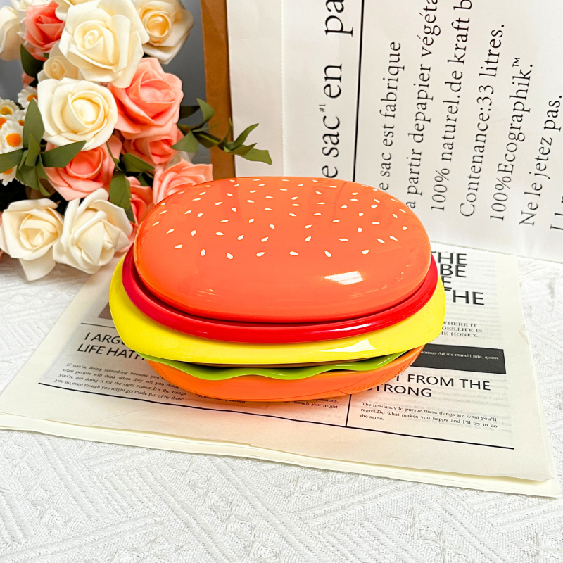 大号汉堡6个网红可爱家用创意沙拉甜品点心盘的盘子儿童碗可爱