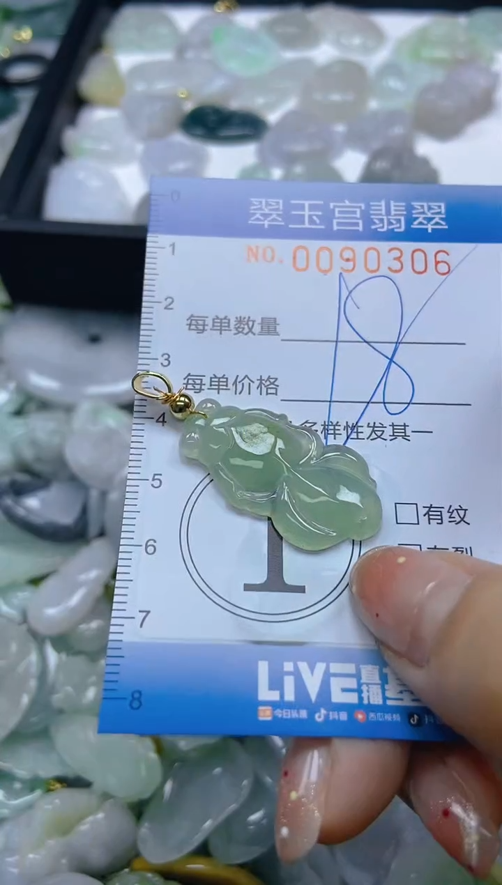 【闪购商品】翡翠未镶嵌颈饰闪购0090306