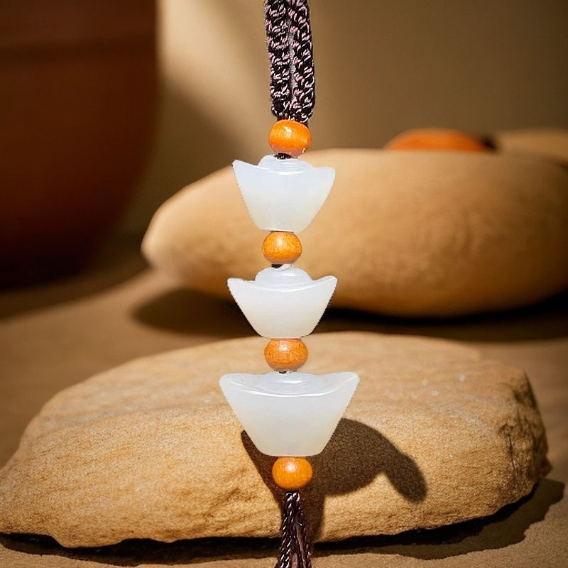 和田玉车挂未镶嵌