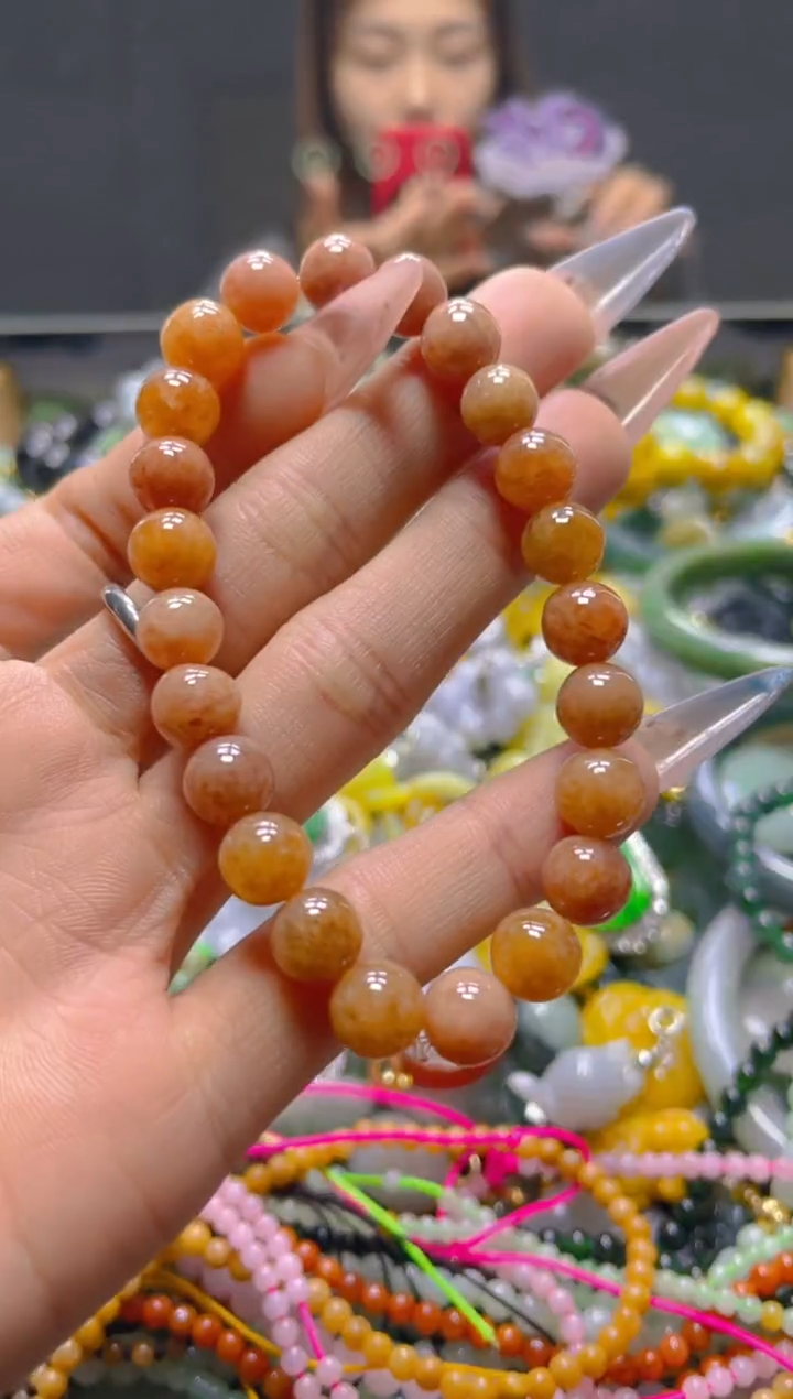 颈饰未镶嵌翡翠8MM