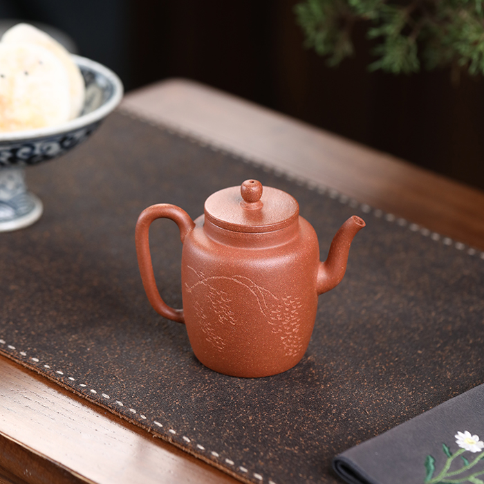 【相遇紫砂】抟泥青年降坡泥子冶汲直150cc紫砂茶壶茶具