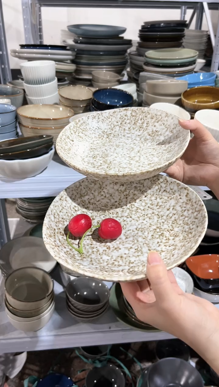 【闪购商品】瓷片外贸尾货瑕疵满20包邮X2 异型深盘