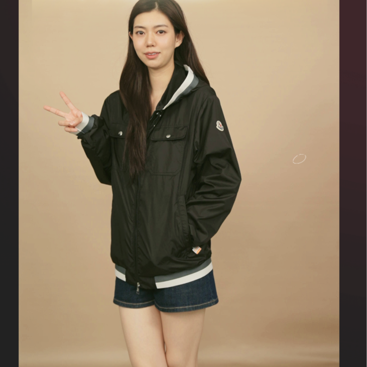 95新 MONCLER 夹克1码黑色/250911XXWYZ03