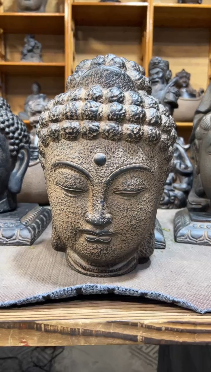 陶土【火山泥】大佛首
