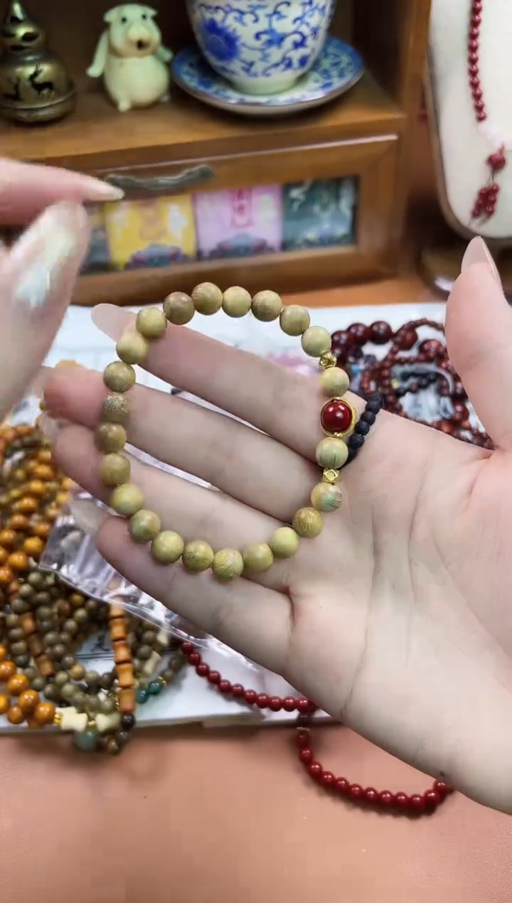 文玩核桃手串菩提木质串珠手串/多发性其一/不带盒子