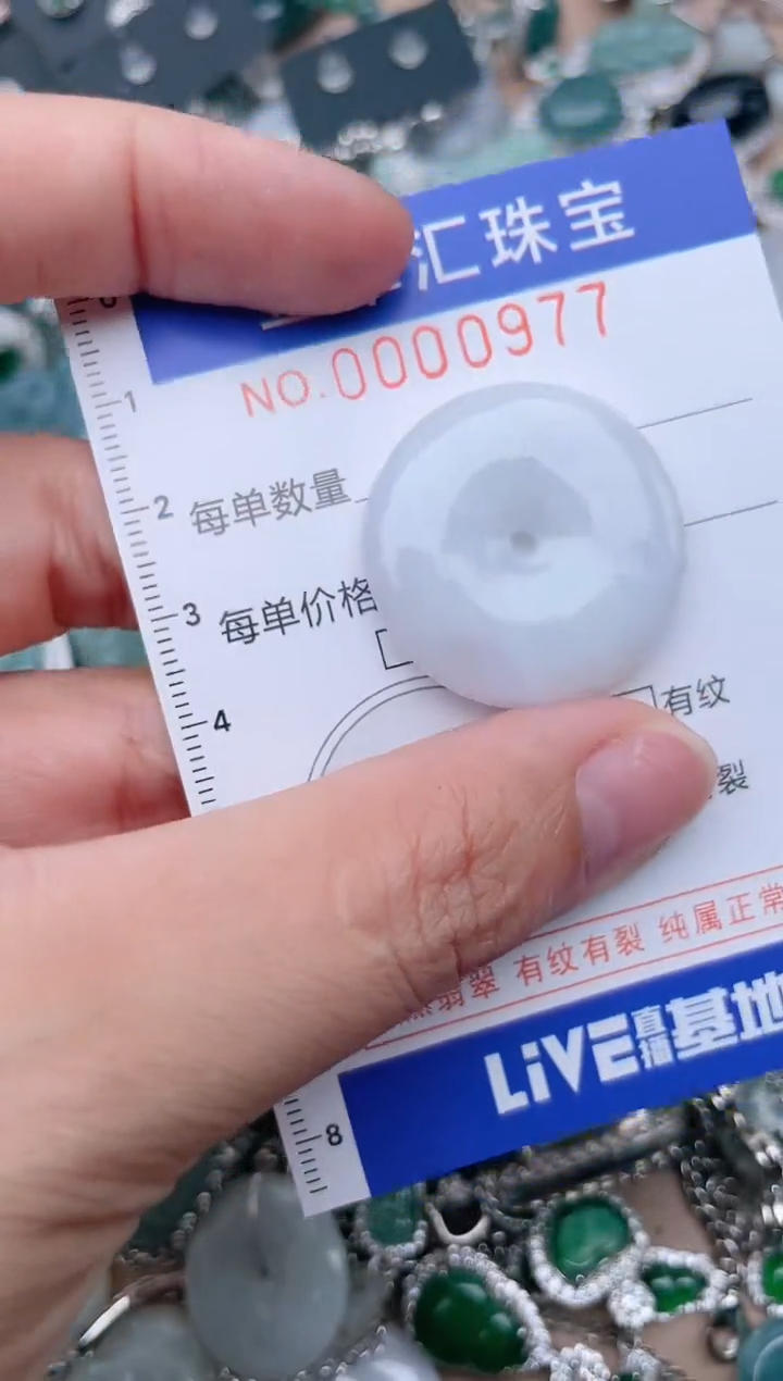 翡翠未镶嵌颈饰977.....1