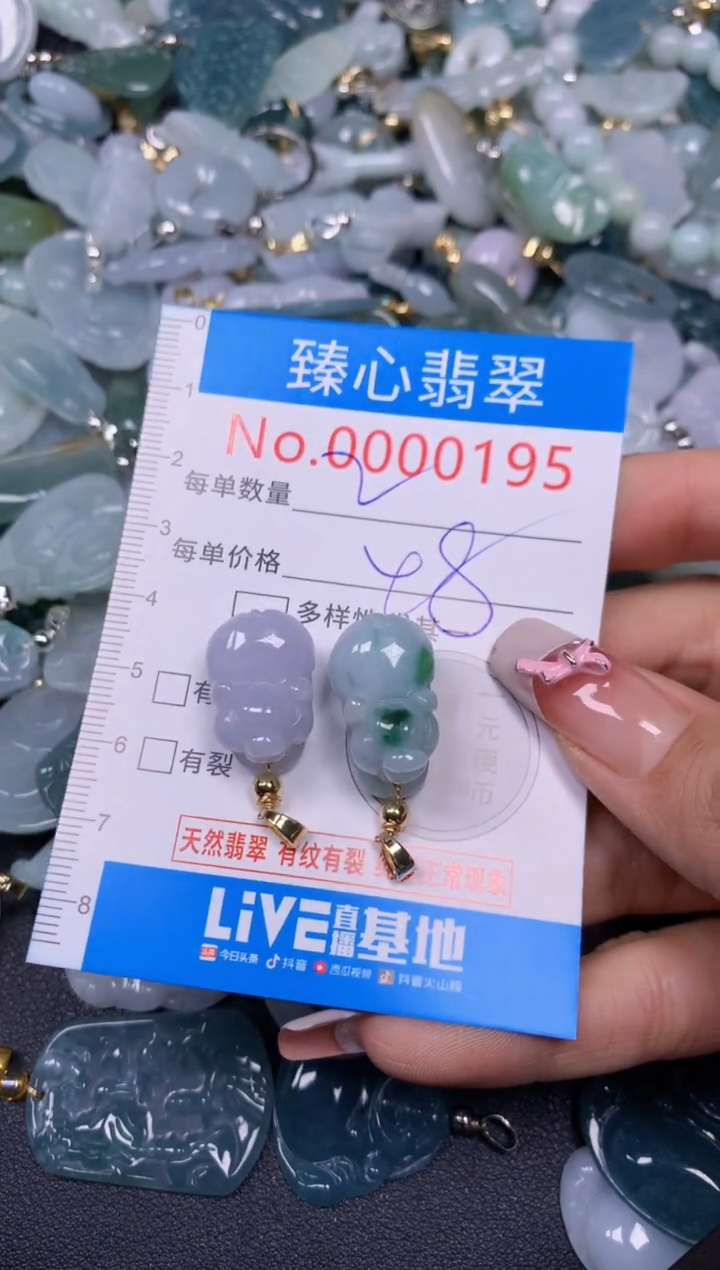 【闪购商品】翡翠颈饰未镶嵌含绳000195