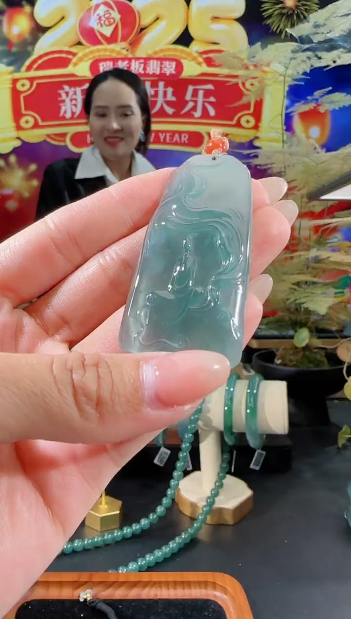 【闪购商品】翡翠吊坠(不含链)未镶嵌悟道