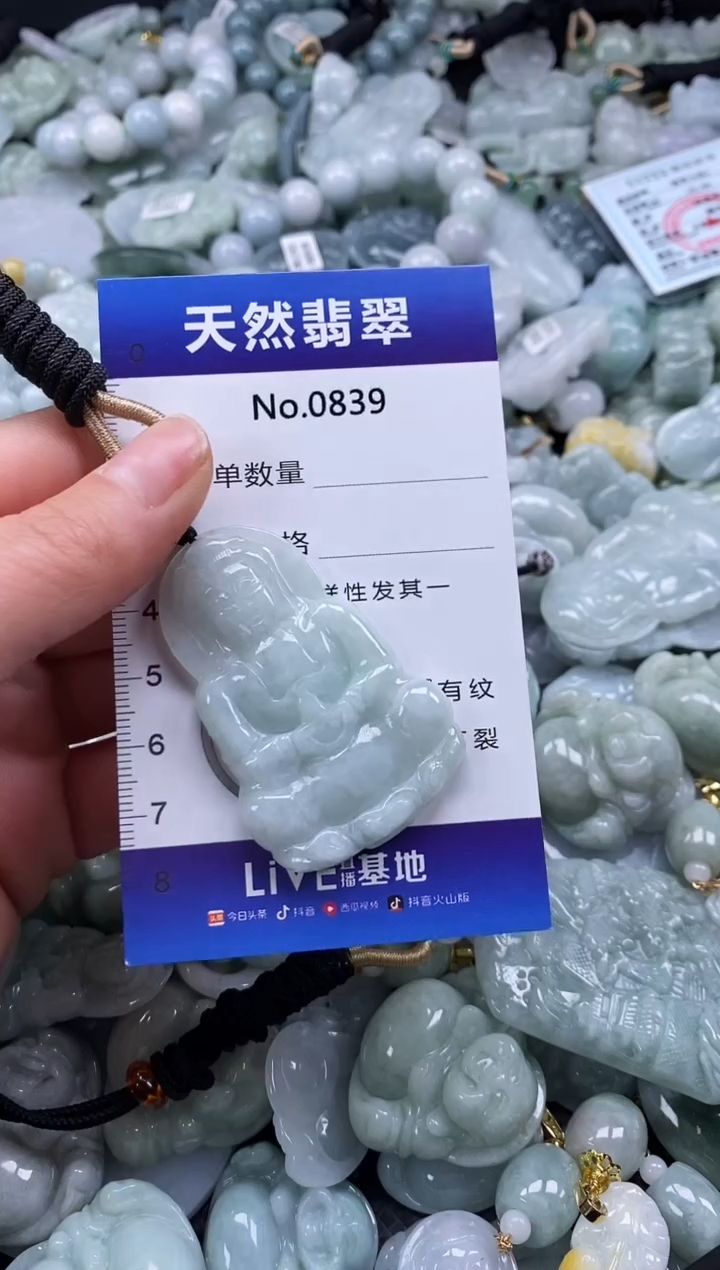 【闪购商品】翡翠颈饰未镶嵌缅甸A货翡翠0839