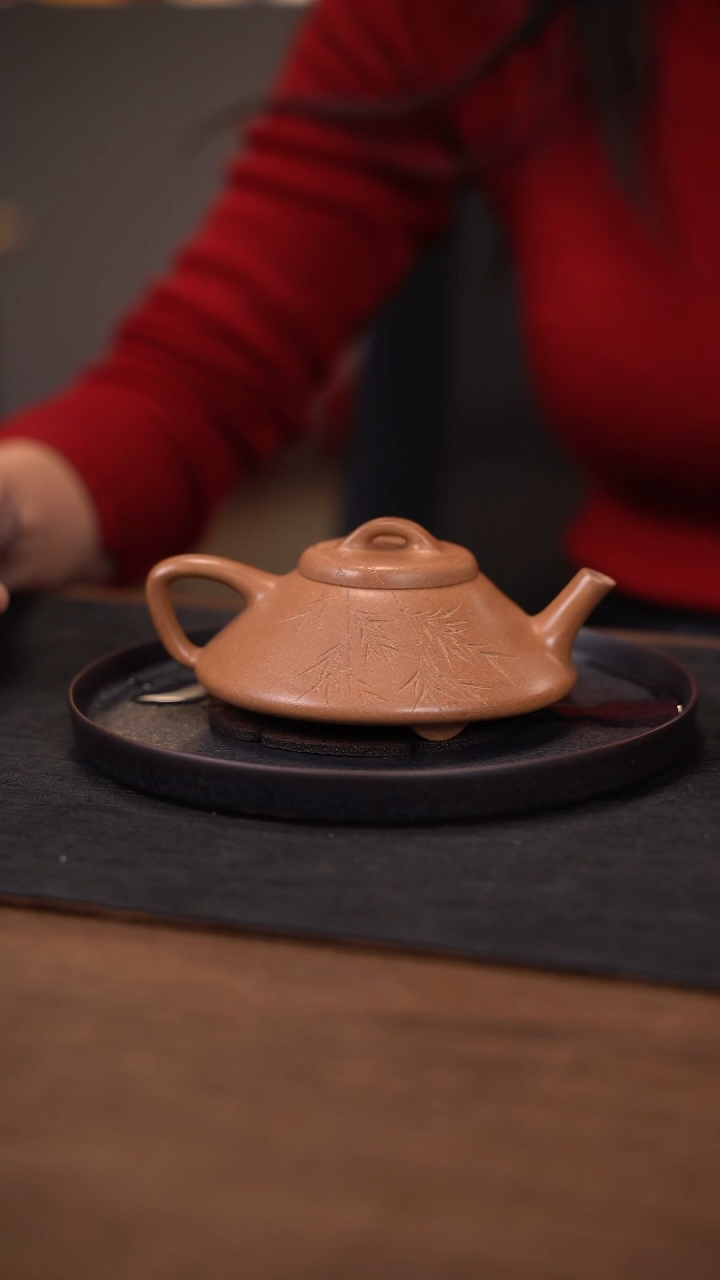 【闪购商品】紫砂茶宠合瓢   段泥  紫砂壶