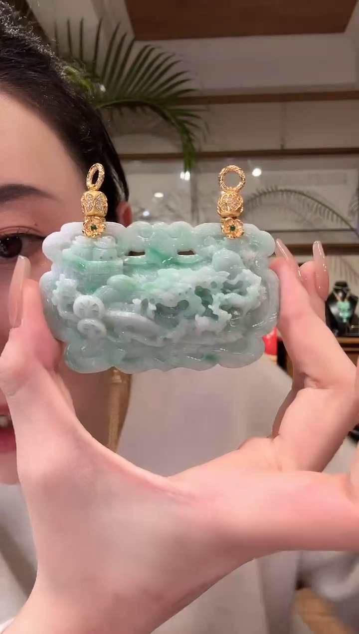 【闪购商品】翡翠颈饰未镶嵌国风