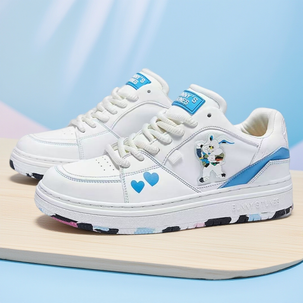 通用系带运动鞋低帮女鞋板鞋潮流鞋子潮鞋图案复古FBTa02