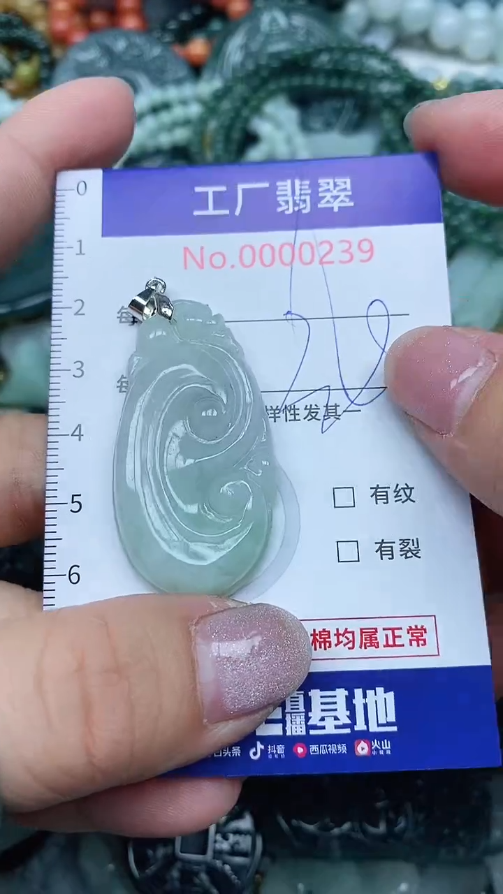 【闪购商品】翡翠吊坠(不含链)未镶嵌翡翠