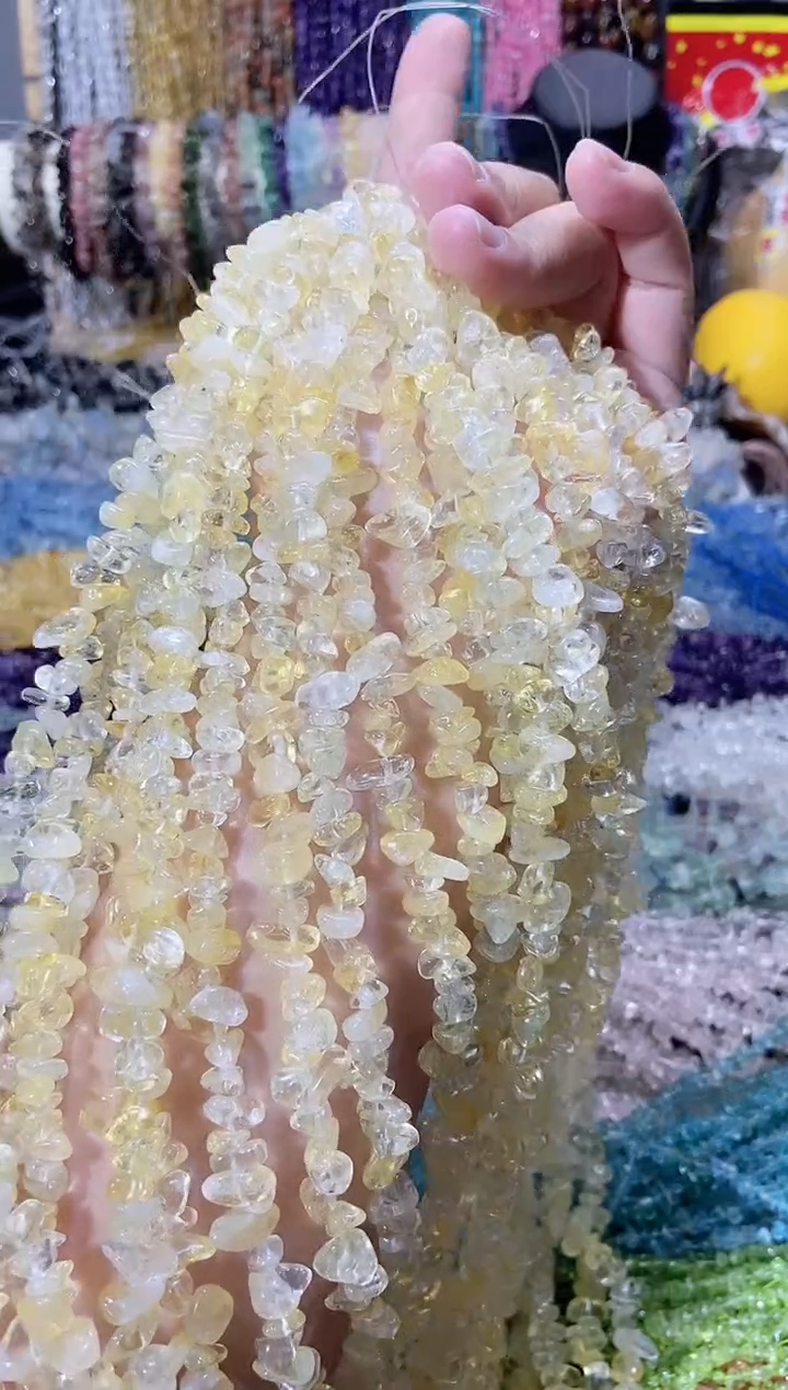 未镶嵌珠宝半成品水晶bbb黄水晶