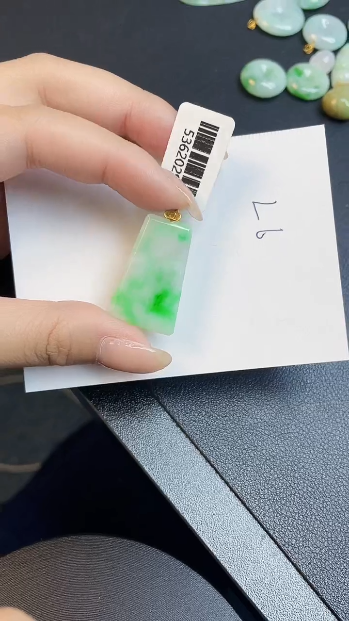 【闪购商品】翡翠颈饰18K金镶嵌00000000