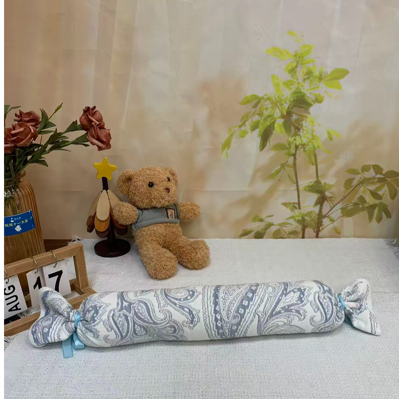 【杂款糖果枕付姐家福利款纯棉纱布浴巾吸水透气婴幼儿可爱