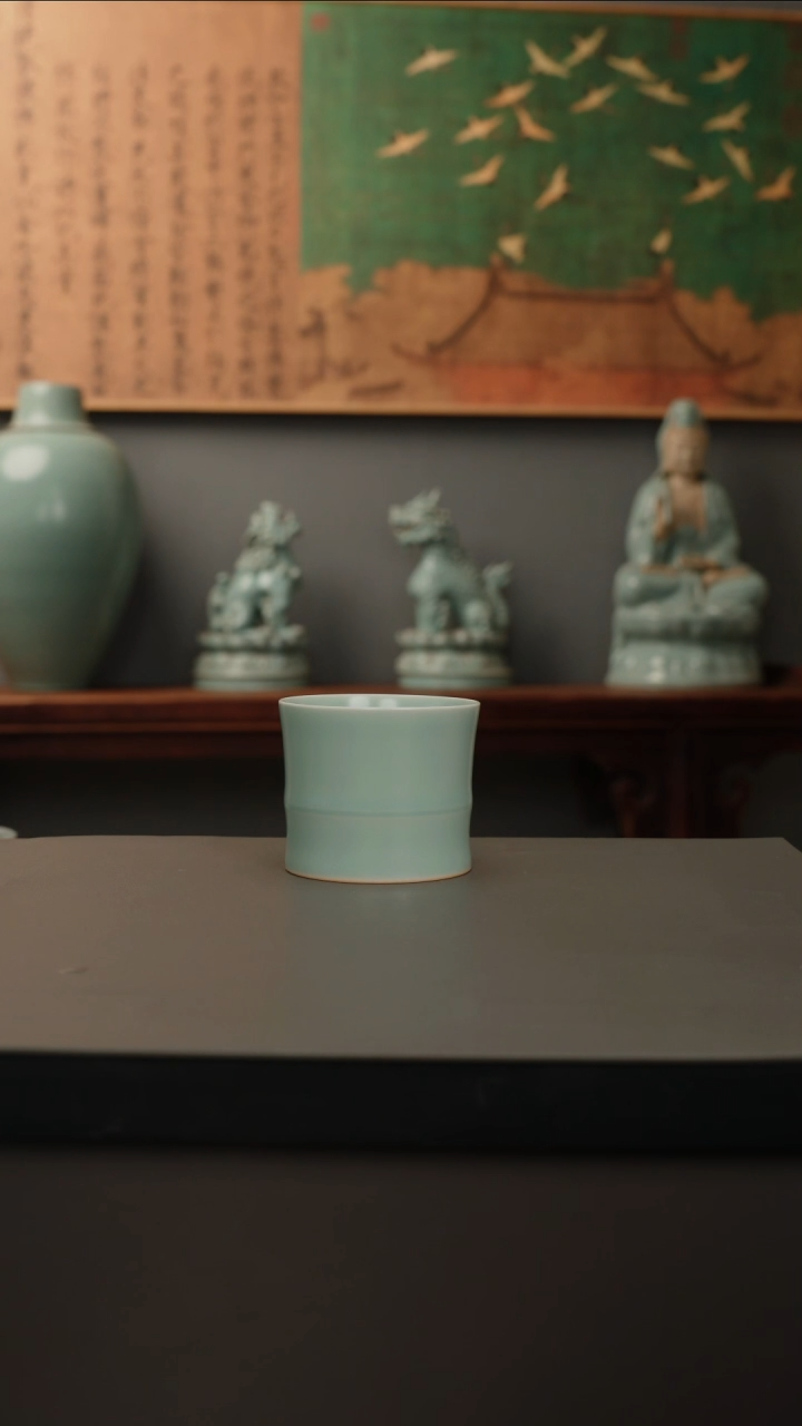 【闪购商品】杯仿古釉原矿 竹节 